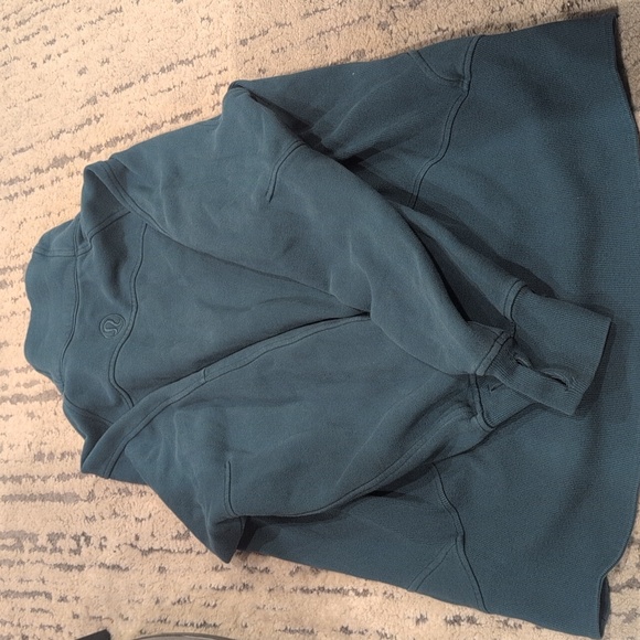 Lululemon Scuba Oversized Funnel-Neck Full Zip Green Jasper - Picture 11 of 11